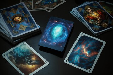 Unleash the Mysteries of the Universe with Space-themed Tarot Cards! - Generative AI