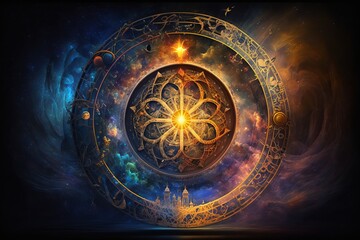 Unlocking the Secrets of the Universe with the Cosmic Wheel of Destiny - Generative AI