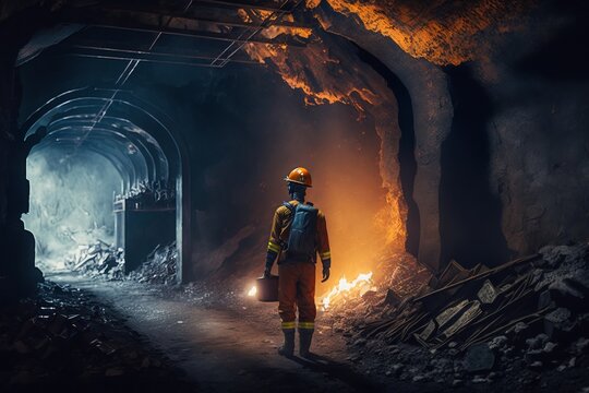 Underground mine fires continue to burn out of control - Generative AI