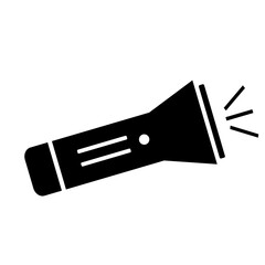 Simple flashlight flat black