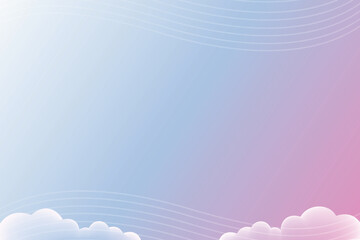 Gradient pastel blue and purple light bright abstract wallpaper with cloud. modern background.