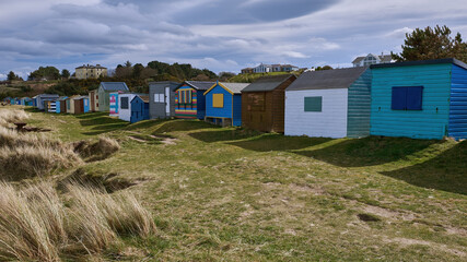 Fototapeta na wymiar Historic Fishing Village of Hopeman, on the Moray Coast