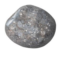 grey stone with no shadow isolated on transparent background