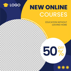 Online Course Social Media Template