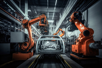 Robotic Efficiency Maximizing Productivity on the Car Assembly Line, generative ai