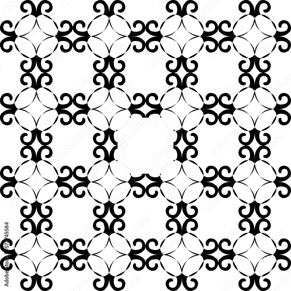 Wall mural seamless pattern with ornament card .