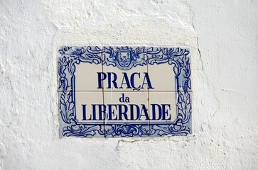 Praça da Liberdade en Entradas, Alentejo
