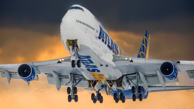 Vilnius Lithuania 2023-01-23 
(N480MC) ATLAS AIR BOEING 747-400