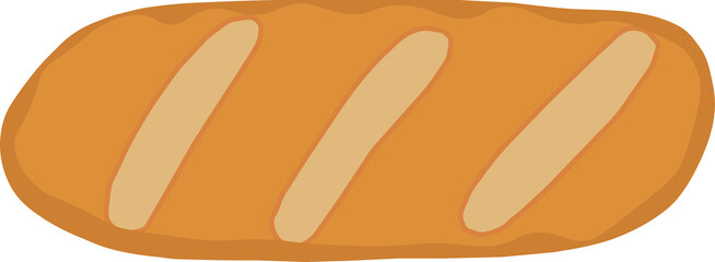 Fototapeta premium Loaf of bread icon.
