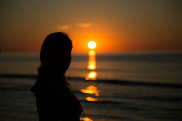 Silhouette di donna