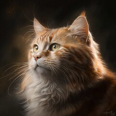 portrait of a cat