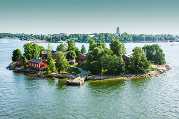 Islands  near Helsinki in Finland