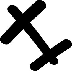 Obraz premium Black grid abstract simple element