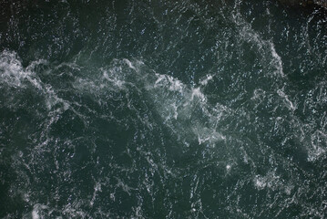 View on river with clear water