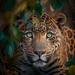 portrait of a jaguar