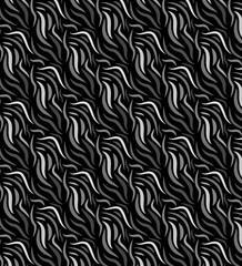 Fototapeta premium seamless black and white pattern 