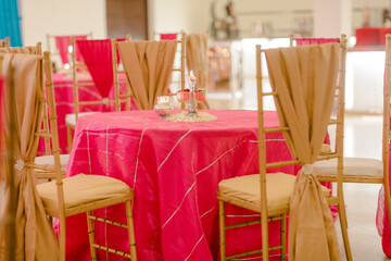 tables and chairs