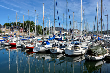Port of Paimpol, a commune in the Côtes-d'Armor department in Brittany in northwestern France