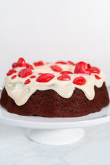 Red velvet bundt cake