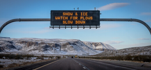 Winter Weather Warning for Drivers