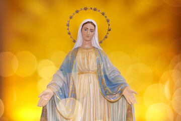 Statue of the image of Our Lady of Graces