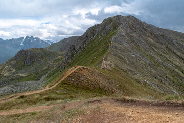 La belle montagne en Suisse Veysonnaz.