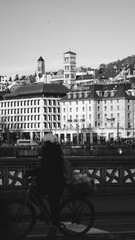 Naklejka premium people in the city
