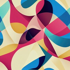 creative form seamless pattern - seamless background