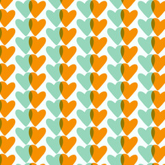 seamless pattern with hearts 2
