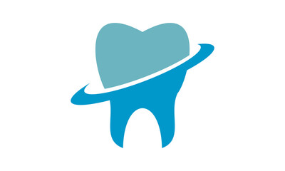 clean dental vector icon logo