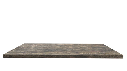 Vintage Empty wooden shelf kitchen table top