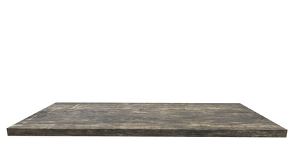 Vintage Empty wooden shelf kitchen table top