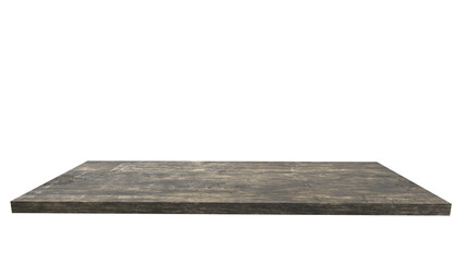 Vintage Empty wooden shelf kitchen table top