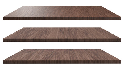 Vintage Empty wooden shelf kitchen table top