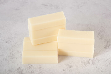 soap on a light background