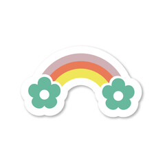 Flower Cute - Rainbow