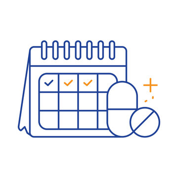 medicine in date icon