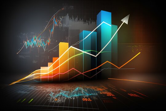 Increasing Graph Upward, charts climbing, increasing profits