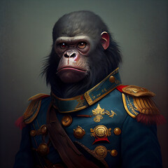 Ape NFT Art Portrait