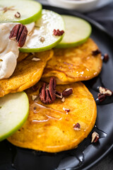 Pumpkin pancakes