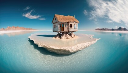 house on the sea