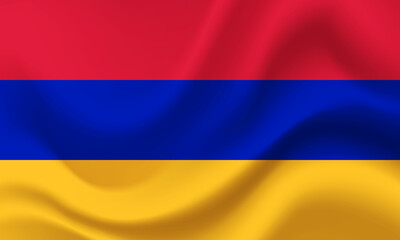Fototapeta premium Vector Armenia flag. Flag of Armenia. Armenia flag, background, symbol, icon