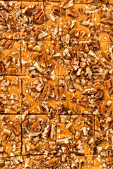Pumpkin spice fudge with pecans