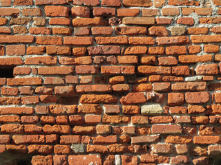 red brick wall background