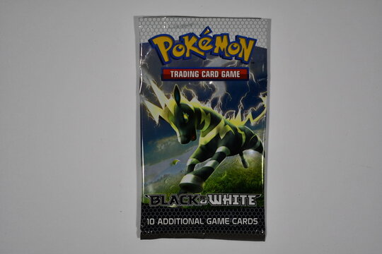 Pokemon trading card pack, Black and White series.