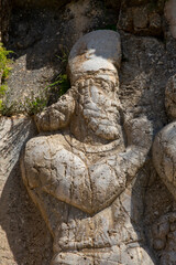 Fototapeta na wymiar Rock Relief of Bahram II, Noorabad Mamasani, Fars, Iran