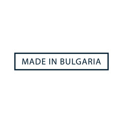Made in Bulgaria icon vector logo design template