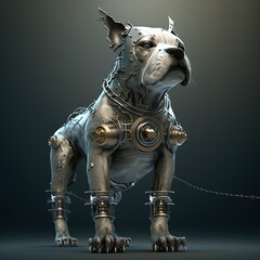 metalico dog, robot, armor dog