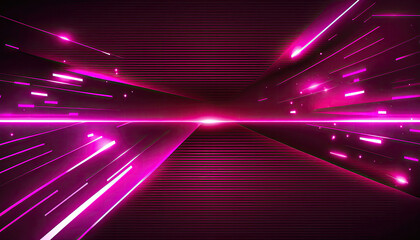 Fototapeta na wymiar abstract bright pink background modern technology, generative ai illustration, with copy space