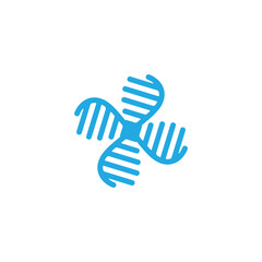 circle turbine rotate motion logo vector